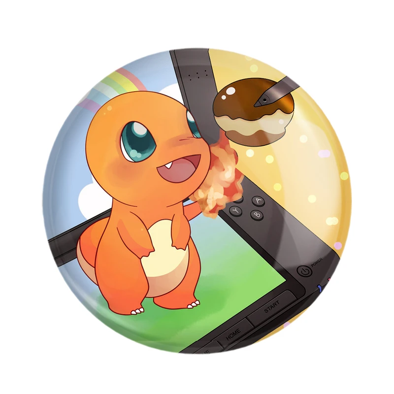 مگنت خندالو طرح هیتوکاگه انیمه پوکمون کد 17322