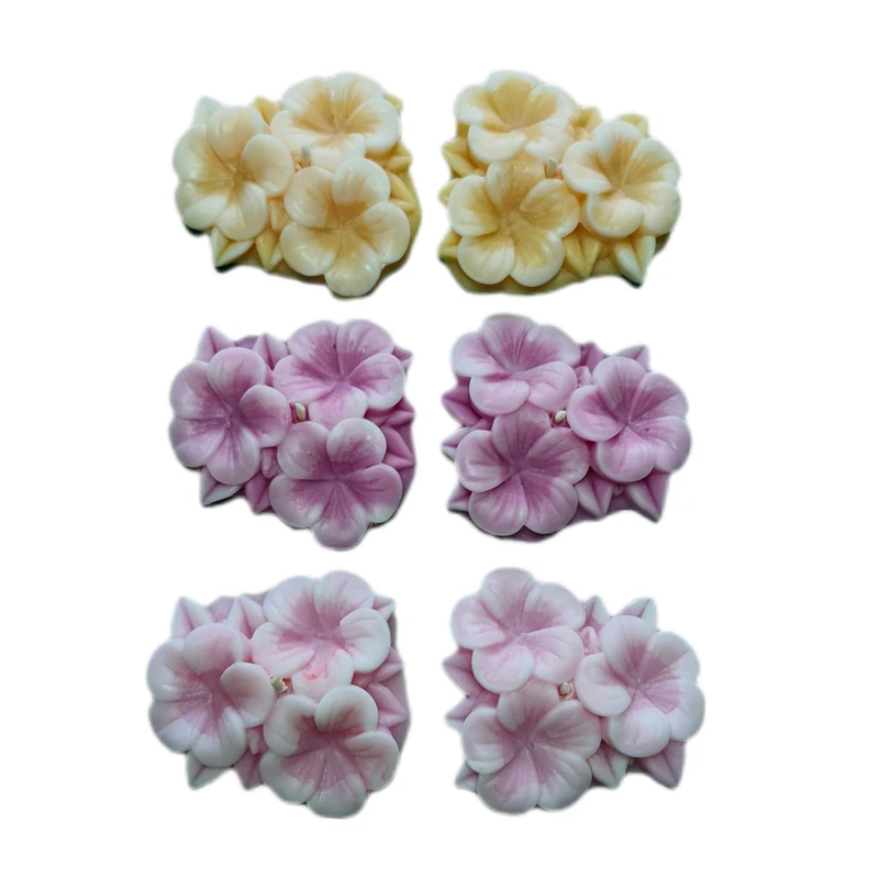 شمع شناور معطر مدل گل با رایحه گل های بهاری زمان اتمام 1 ساعت بسته 6 عددی