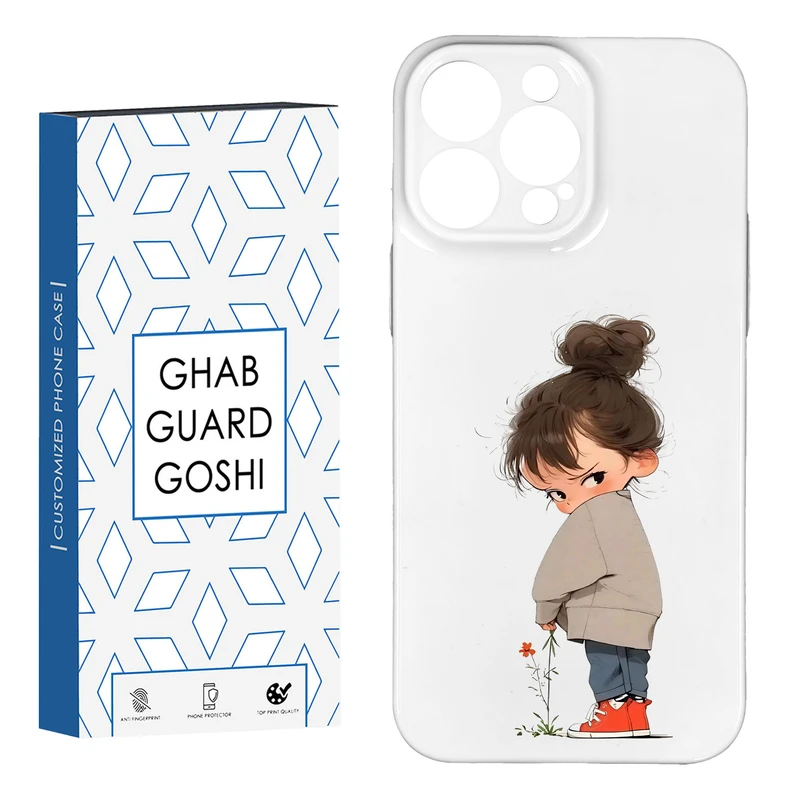 کاور قاب گارد گوشی طرح فانتزی دختر ملوس  کد HARD-03   مناسب برای گوشی موبایل اپل IPHONE 13 PRO