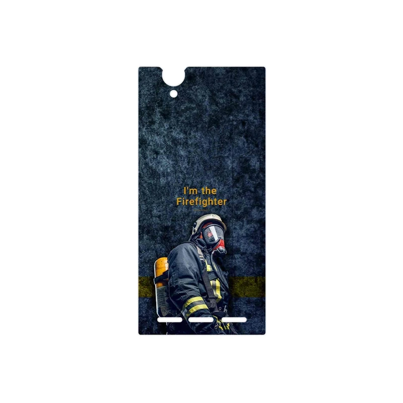 برچسب پوششی ماهوت مدل Firefighter مناسب برای گوشی موبایل سونی Xperia T2 Ultra