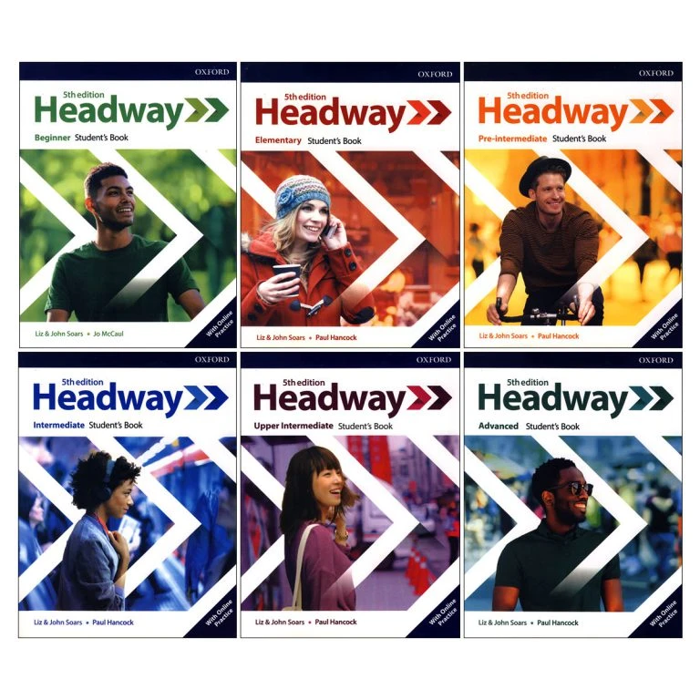 کتاب Headway Book Series 5th edition اثر جمعی از نویسندگان انتشارات oxford شش جلدی