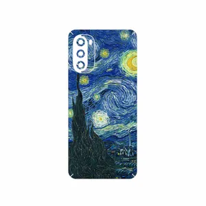 MAHOOT The Starry Night of van Gogh Cover Sticker for Motorola Moto G52