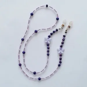 بند عینک مدل کریستال پروانه BE106