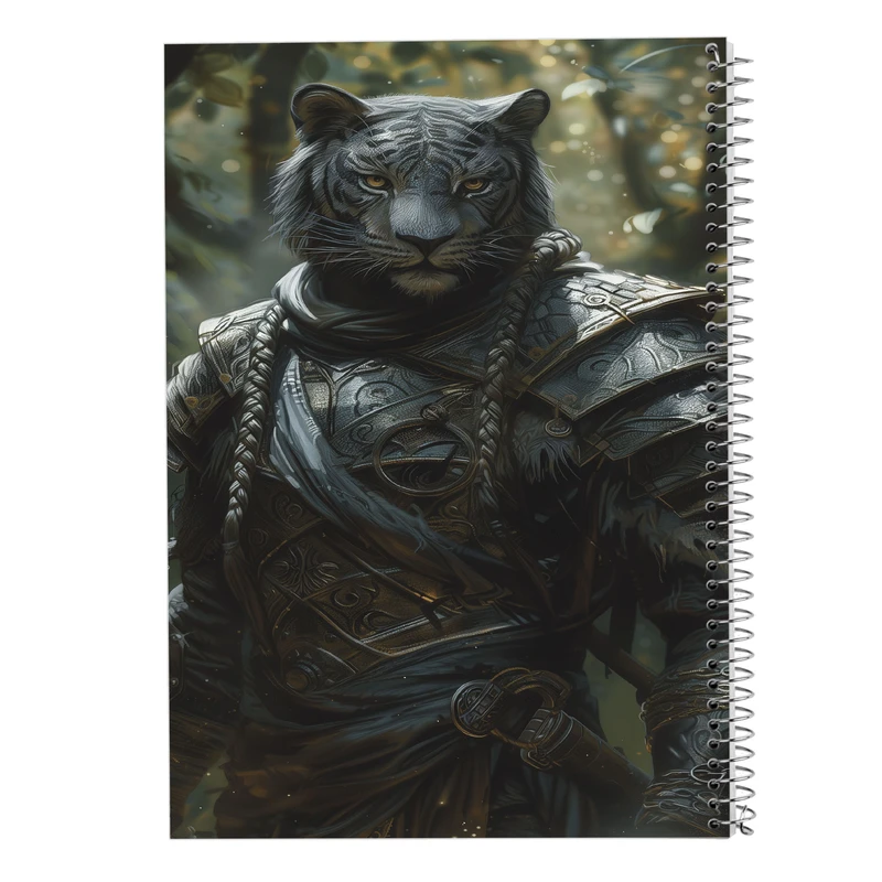 دفتر شطرنجی 50 برگ مدوپد مدل حیوانات جنگجو کد DF14944