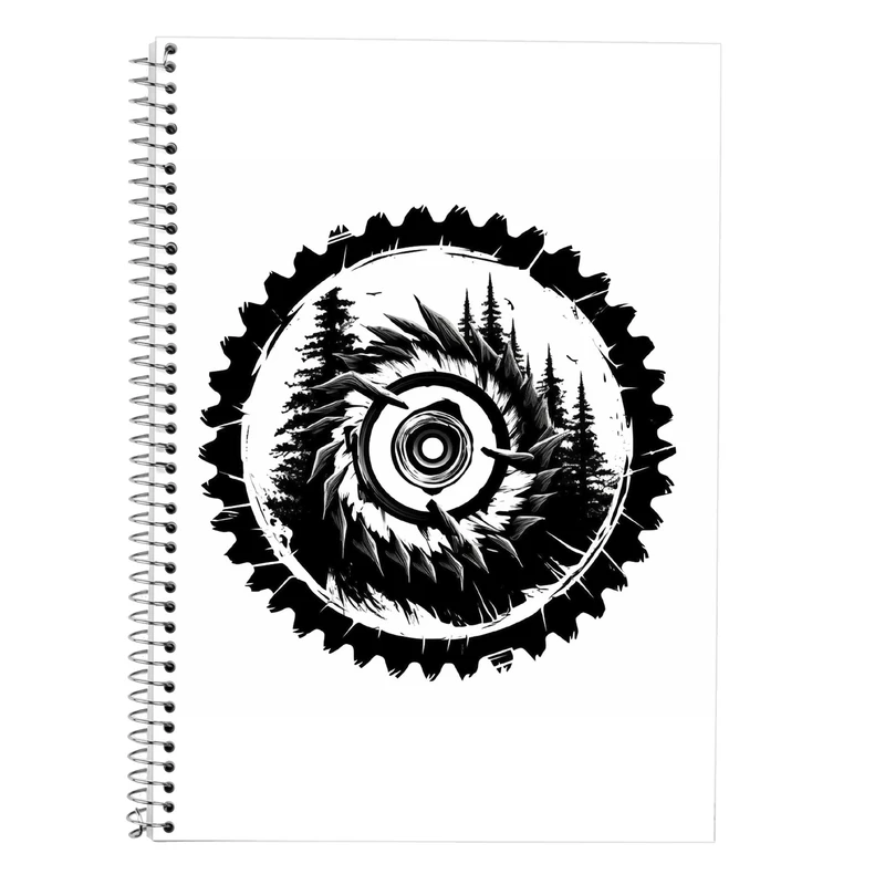 دفتر زبان 50 برگ مدوپد مدل سه خط طرح ChainSaw Man کد DF10927