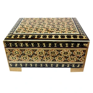 جعبه جواهرات خاتم کاری  کد 615