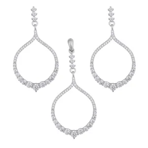 نیم ست نقره زنانه مدل M3155