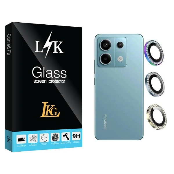 محافظ لنز گوشی ال کا جی مدل LKK Ringi negin مناسب برای گوشی موبایل شیائومی Redmi note 13 Pro 5G