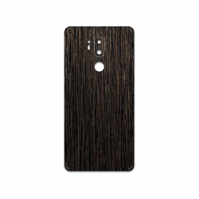 برچسب پوششی ماهوت مدل Dark-Gold-Stripes-Wood مناسب برای گوشی موبایل ال جی G7 PLUS THINQ