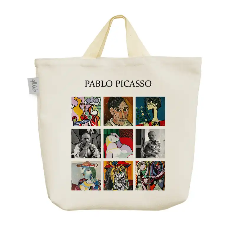 ساک خرید خندالو مدل پابلو پیکاسو کد 1739