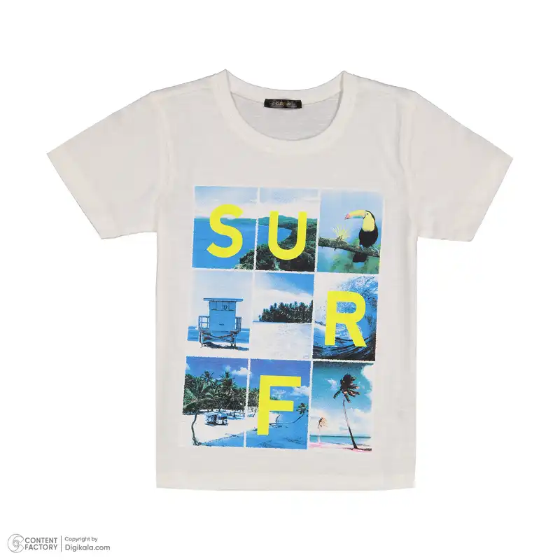 ست تی شرت و شلوارک پسرانه اوزکان مدل 4316823