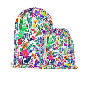 کوله پشتی ورزشی مدوپد مدل باغ ملون کد md00115 بسته 2 عددی