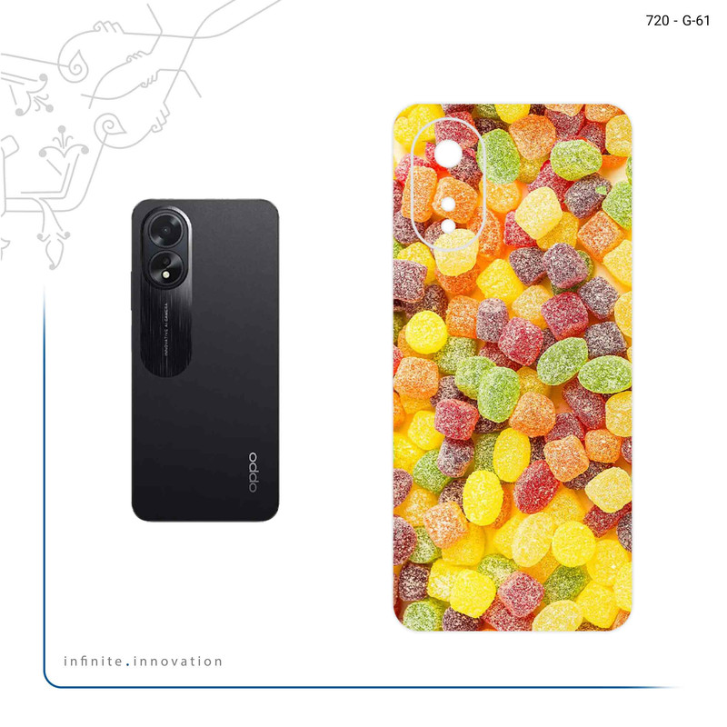 برچسب پوششی ماهوت مدل Gummi candy 2 مناسب برای گوشی موبایل اپو A38