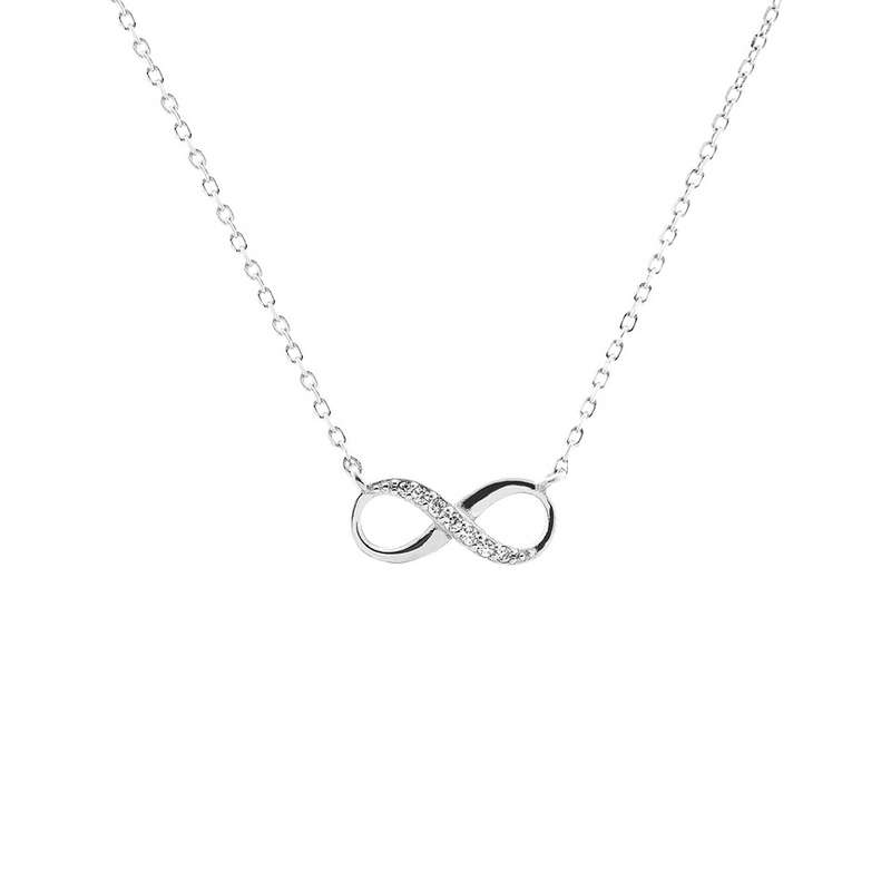 گردنبند نقره زنانه کوبیک مدل QN-07106