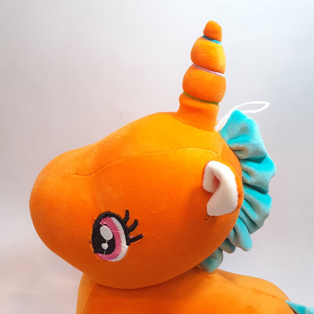 عروسک طرح اسب تک شاخ یونیکورن ارتفاع 40 سانتی متر - - 2