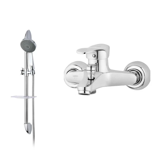 شیر حمام زاداک مدل ملیس به همراه علم دوش