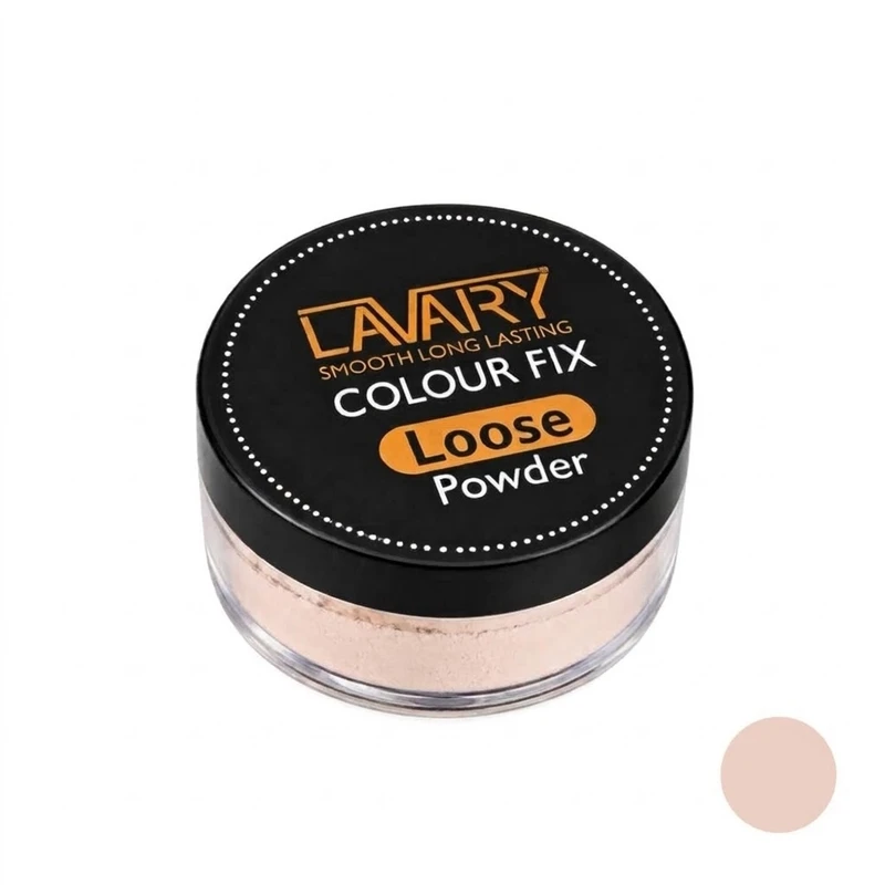 پودر تثبیت‌کننده آرایش صورت لاواری مدل m200 وزن 25 گرم، با جلوه مات و مناسب برای محیط‌های مرطوب یا گرم