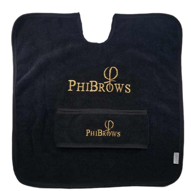 ست هدبند و پیشبند آرایشی مدل گلدوزی فیلینگز حوله ای