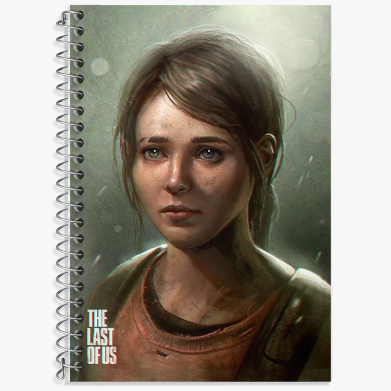 دفتر زبان 50 برگ خندالو مدل سه خط طرح لست آف آس (The Last Of Us) کد F1659