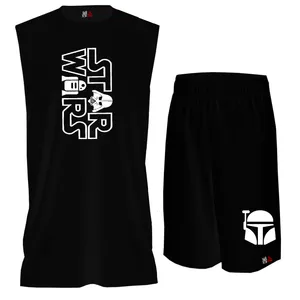 ست تاپ و شلوارک مردانه مدل  Star Wars کد BTPM200