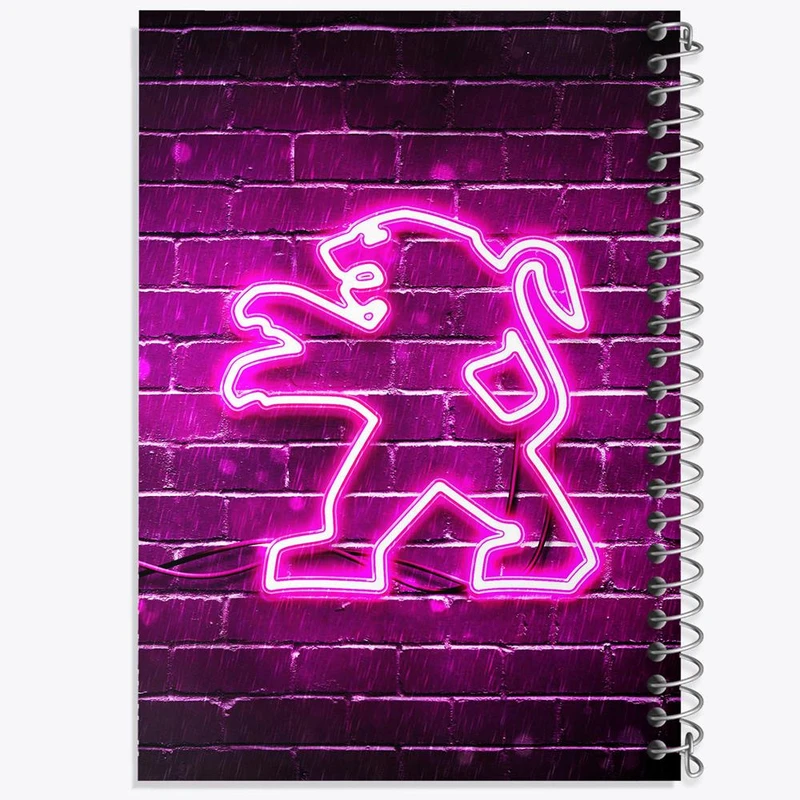 دفتر شطرنجی 50 برگ خندالو طرح پژو Peugeot کد 23645