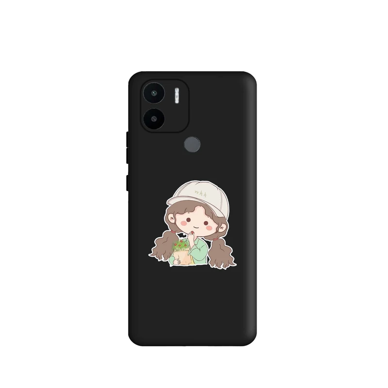 کاور قاب گارد طرح دخترانه کد m8537 مناسب برای گوشی موبایل شیائومی Redmi A1 Plus / Redmi A2 Plus