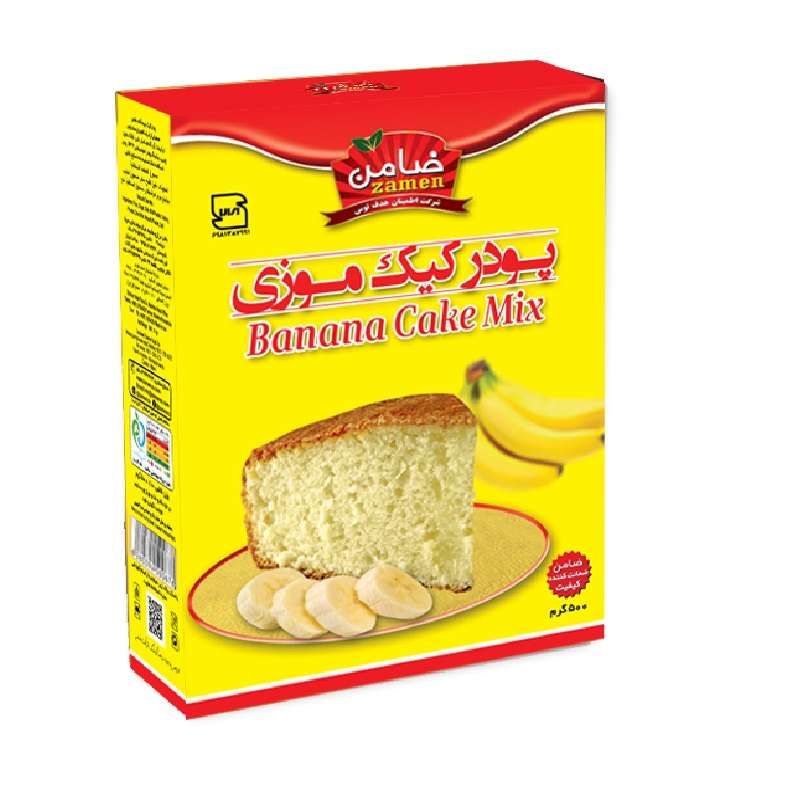 پودر کیک موزی ضامن - 500 گرم