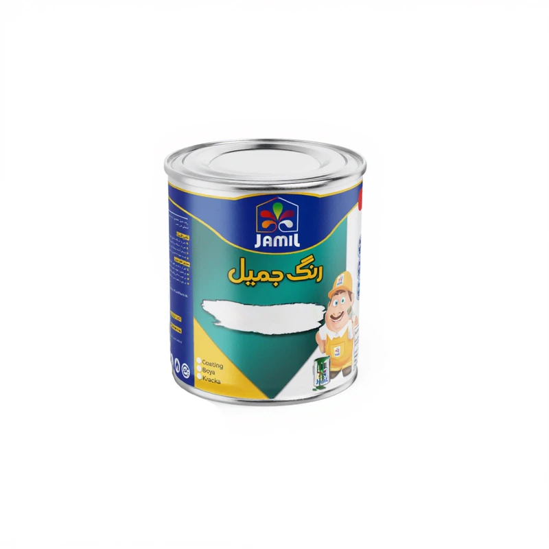 رنگ ضد زنگ قرمز جمیل مدل درجه 2 حجم 1000 میلی لیتر مناسب برای سطوح آهنی