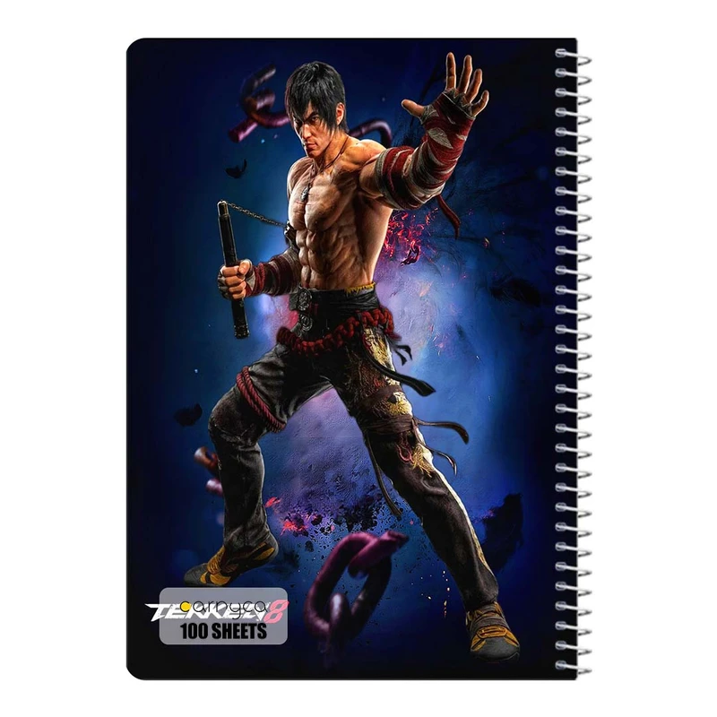 دفتر مشق 100 برگ سیمی کارنیکا طرح تیکن Tekken کد 75616