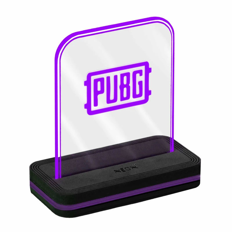 چراغ رومیزی مدل نئون PUBG_AC