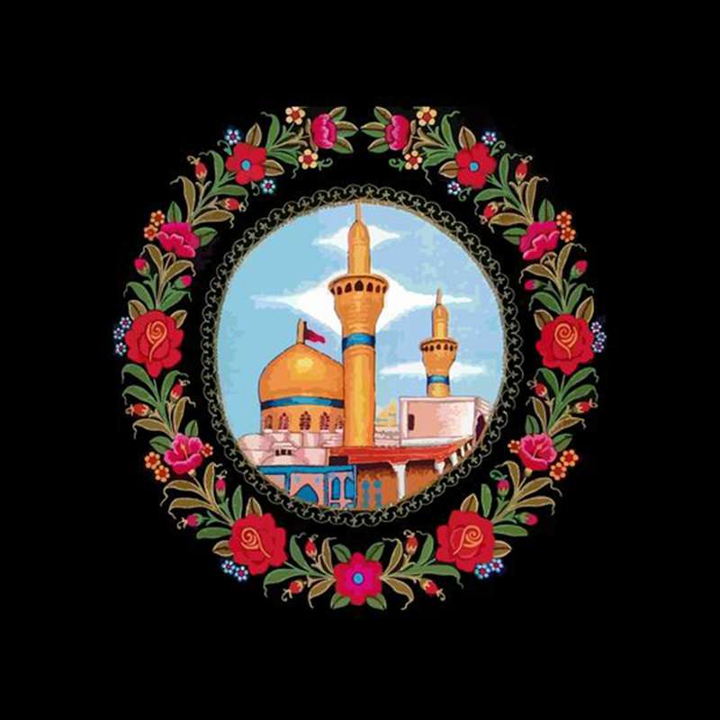 کاشی  طرح  حرم امام رضا علیه السلام  کد 9606432