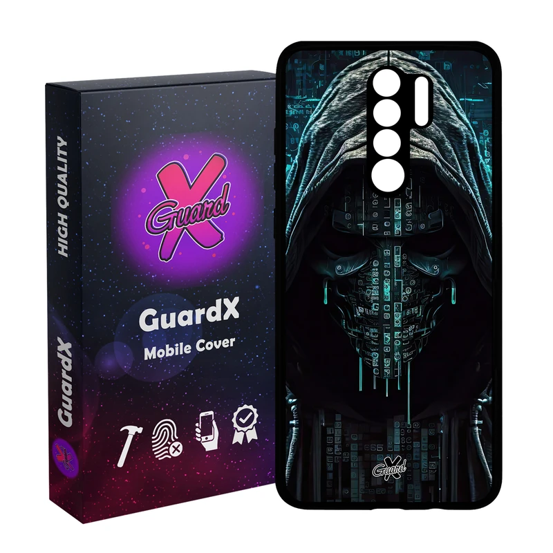 کاور گارد ایکس طرح مرد مدل Glass10622 مناسب برای گوشی موبایل شیائومی Redmi 9/Redmi 9 Prime/Poco M2