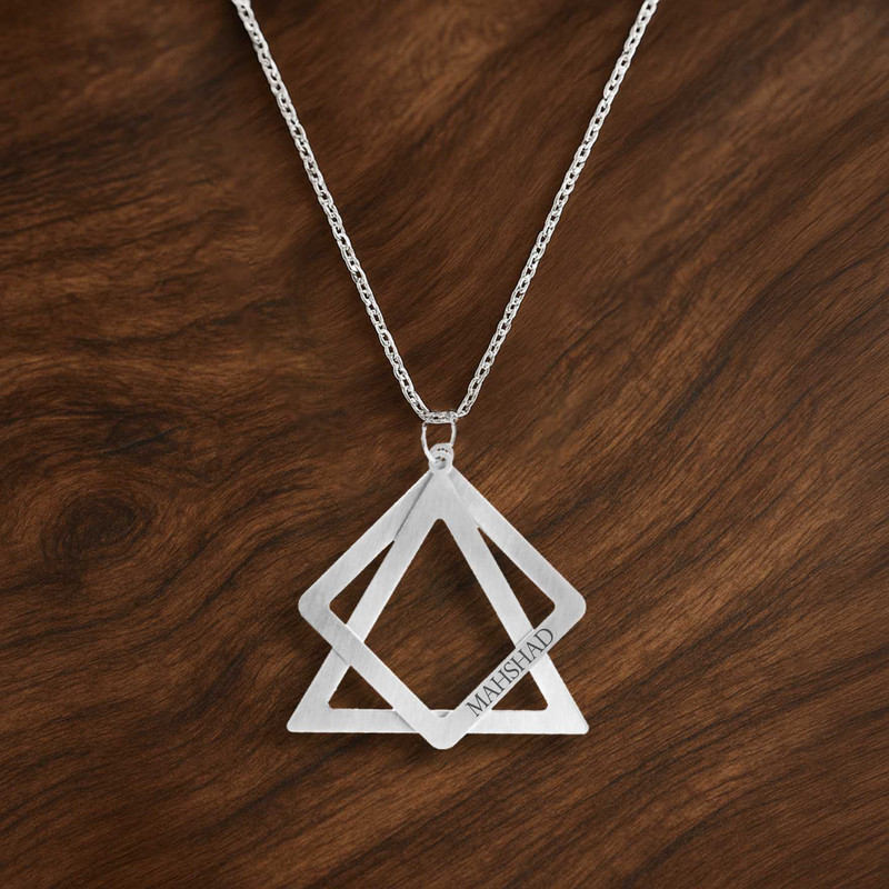 گردنبند نقره مردانه لیردا مدل مهشاد 1011