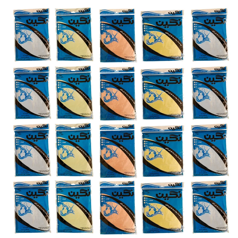 پیشبند یکبار مصرف آرایشگاهی نگین کد N20 مجموعه 20 عددی