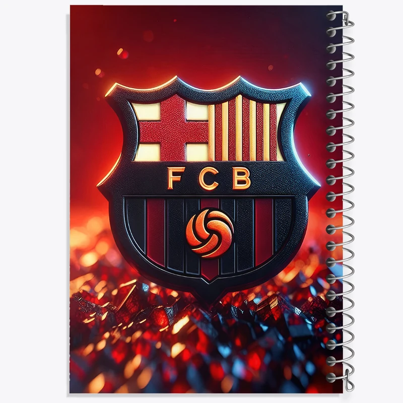 دفتر لیست خرید 50 برگ خندالو طرح بارسلونا (Barcelona) کد F6904