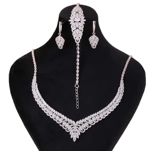 نیم ست نقره زنانه مدل AMT_N095