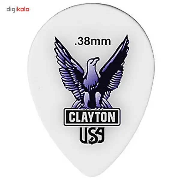 پیک گیتار الکتریک کلایتون مدل Acetal 0.38 mm طرح اشکی