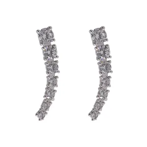 گوشواره نقره زنانه مدل اسپرت خاص کد 47441