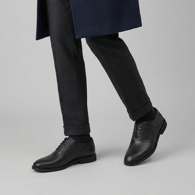 کفش رسمی مردانه چرم عطارد مدل چرم طبیعی کد SH134