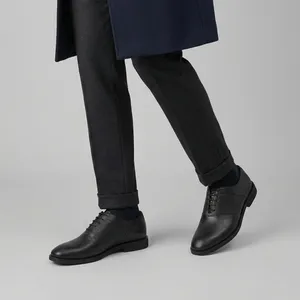 کفش رسمی مردانه چرم عطارد مدل چرم طبیعی کد SH134