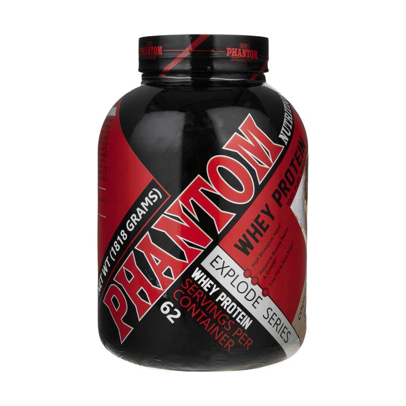 پودر وی پروتئین سروینگ 62 فانتوم - 1818 گرم