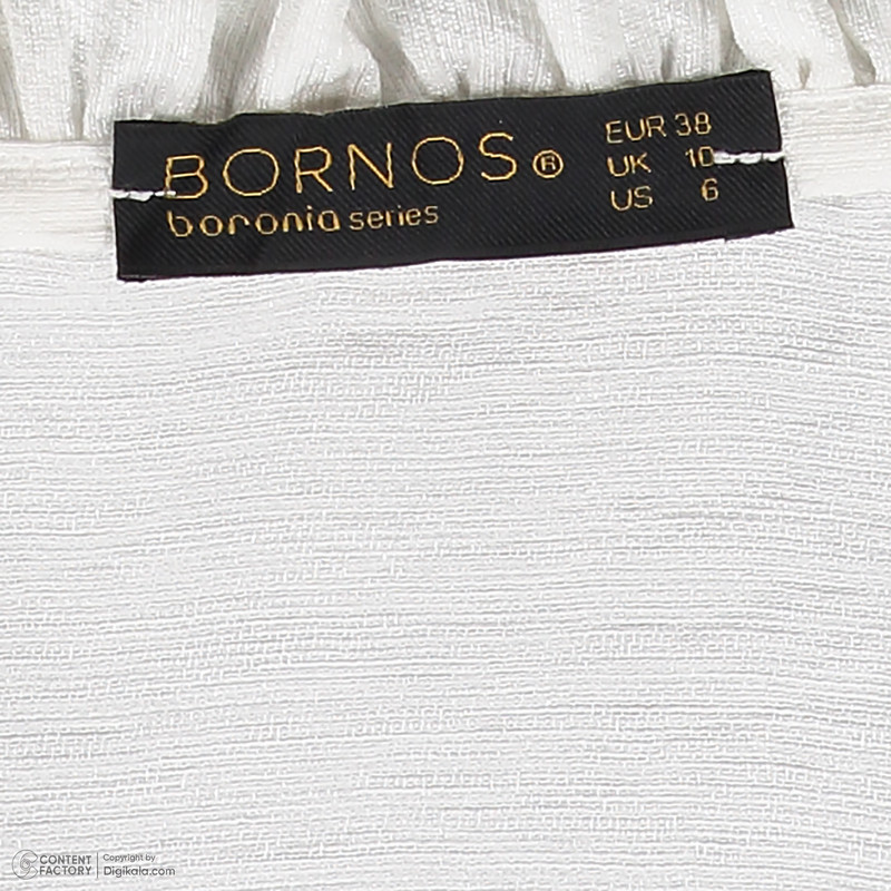 بلوز آستین بلند زنانه برنس مدل 2432 رنگ سفید