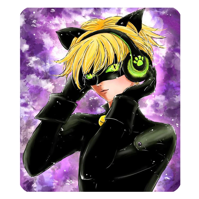 ماوس پد طرح پسر گربه ای کد 30