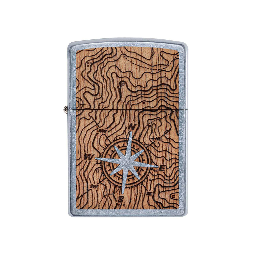 فندک زیپو مدل Woodchuck Compass کد 49055