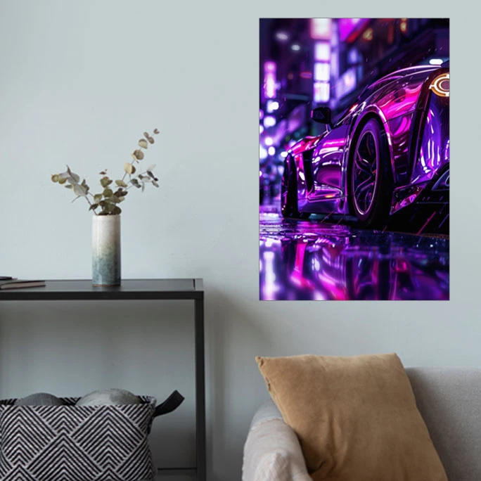 پوستر گوفی مدل والپیپر ماشین سوپر اسپورت فراری طرح Ferrari Super Sport Car کد SPORT26