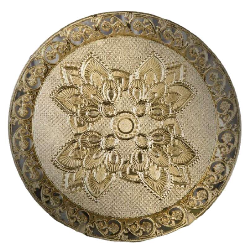 سینی مدل گرد گل دار 