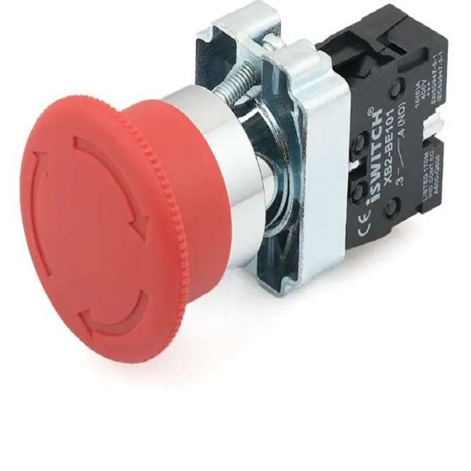 کلید فشاری قارچی قفل شو ای سوییچ مدل XB2-BS542