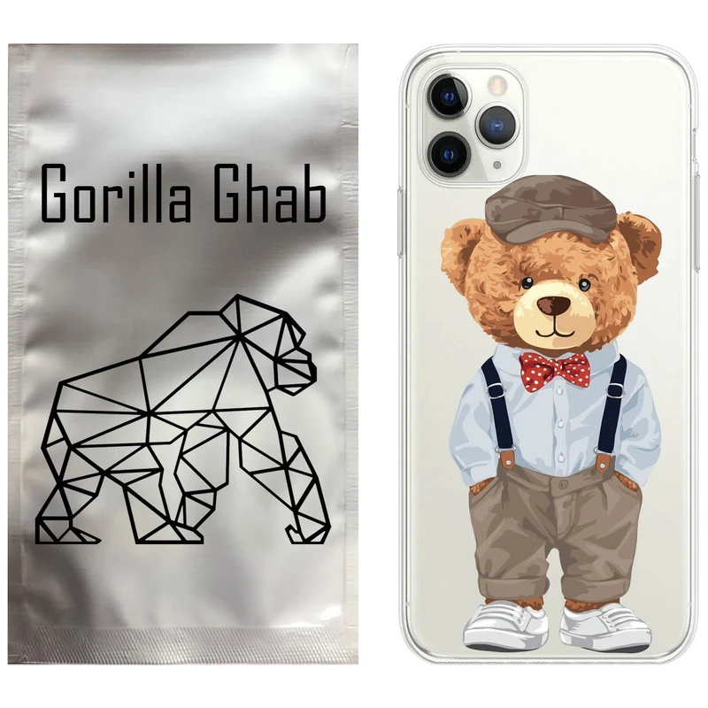 کاور گوریلا قاب مدل CLG کد 41 طرح تدی مناسب برای گوشی موبایل اپل iPhone 11 Pro Max