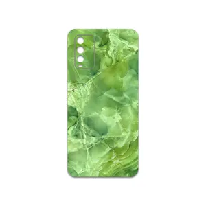 MAHOOT Green-Crystal-Marble Cover Sticker for Xiaomi Redmi Note 9 4G