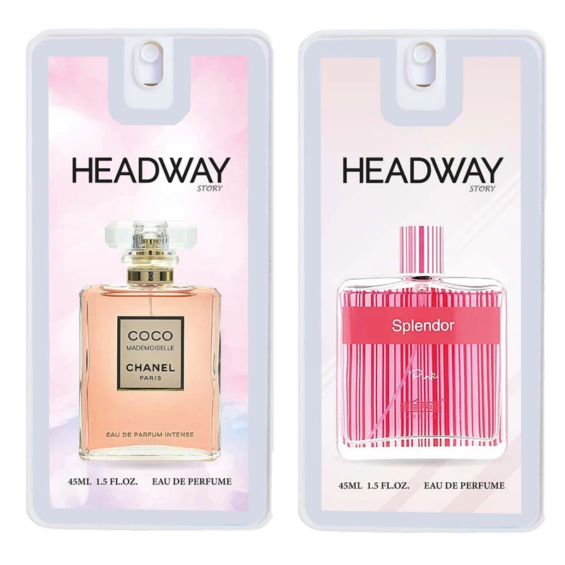 عطر جیبی زنانه هدوی مدل اسپلندور و کوکو شنل حجم 45 میلی لیتر مجموعه 2 عددی